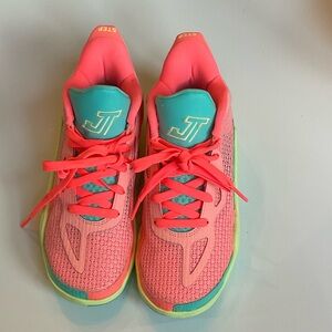 Jordan Tatum Pink Lemonade Basketball Shoes Girls size 3.5